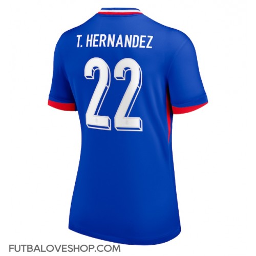 Dres Francúzsko Theo Hernandez #22 Domáci pre Ženy ME 2024 Krátky Rukáv